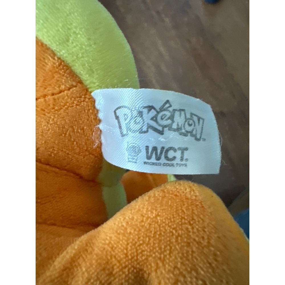 Pokemon Charmander Plush Green Beanie Hat Wicked Cool Toys WCT Stuffed Animal - Picture 3 of 3